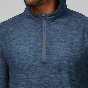 Camisetas de Entrenamiento de Manga Larga con Logotipo Personalizado, Corte Ajustado, Diseño en Blanco, Cuello Redondo, Color Sólido, Ligeras, Sudaderas con Capucha para Hombre - Product Image 4