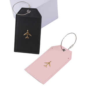<span class=keywords><strong>Étiquette</strong></span> de <span class=keywords><strong>bagage</strong></span> de voyage en PU avec logo personnalisé de haute qualité <span class=keywords><strong>Étiquette</strong></span>s de nom et de carte d'identité en cuir personnalisées à la mode en gros - Product Image 4