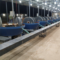 Broyeur à moulin humide direct usine pour l'extraction et le traitement du minerai d'or