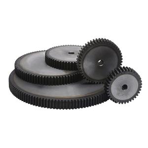 Engrenages coniques cylindriques sur mesure en acier 45 trempé, non standard, pour équipement de transport ferroviaire - Product Image 3