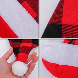 Gorro Navideño de Diseño a Cuadros, Cálido y Personalizado al por Mayor para Adultos - Product Image 5