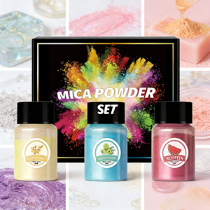 Juego de Pigmentos Perlados en Polvo de Mica para Resina Epoxi, para Hacer Jabón, Esmalte de Uñas, Brillo Labial, Sombra de Ojos, Slime y Frascos para Velas - Product Image 1