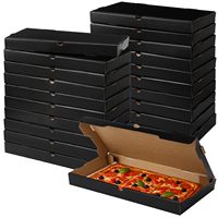Schnelle Lieferung Günstige Maßgefertigte Recycelbare Wellpappe-Pizzabox Großhandel Mit Logo für Verpackung