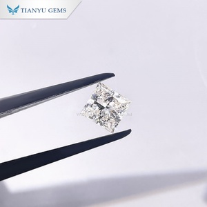 Tianyu Gems 1.59ct H SI2 VG Lab Made Créé Princesse Cut Blanc Diamant Lâche Diamant Cultivé En Laboratoire Avec Certificat IGI - Product Image 1