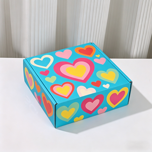 Caja de Envío Corrugada al por Mayor de Fábrica, Caja de Cartón Kraft Plegable Blanca con Logotipo Impreso Personalizado para Envíos - Product Image 1