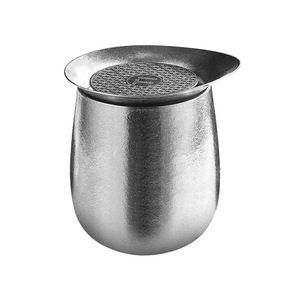 Double Layer Pure Titanium Fair Cup <b>Tea</b> Strainer Integrated <b>Tea</b> Dispenser Kung Fu <b>Tea</b> <b>Set</b> 3 Small Cups Travel <b>Set</b> - Product Image 2