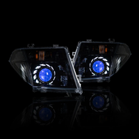 Nouveau masque de décoration LED RGB 12V-24V avec anneau halo pour kit de rétrofit de phares Bi-LED Xénon style Panamera