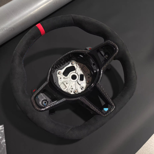 Palettes <span class=keywords><strong>de</strong></span> changement <span class=keywords><strong>de</strong></span> vitesse en carbone M Performance, volant en Alcantara et fibre <span class=keywords><strong>de</strong></span> carbone pour BMW G20 G30 G80 G82 F90 M2 M3 M4 M5 - Product Image 2