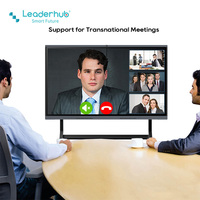 Pizarra Interactiva Todo en Uno Leaderhub L98H con Cámara de 48MP, 8G+128G, Android 11 para Conferencias y Escuelas