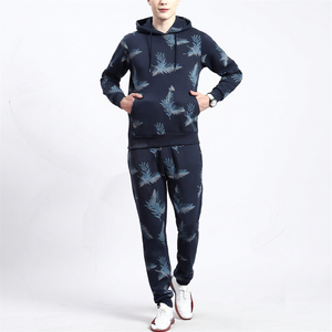 Survêtement pour hommes en coton 100% personnalisé, imprimé, nouvelle conception hiver, coupe classique - Product Image 1