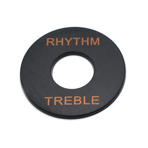 Plaque à bascule pour <span class=keywords><strong>guitare</strong></span> électrique, triple anneau de lavage, style <span class=keywords><strong>rythme</strong></span>, avec mots en or, nouveau - Product Image 3
