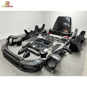 Kit de Carrocería de Material PP Estilo B para W463 G63, Piezas de Auto para W463 G500 G55 AMG G63 G-Wagon, Capó, Parachoques, Faros Delanteros, 2002-2018 - Product Image 2