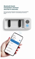 Étui de téléphone étanche en plastique Z07 pour salle de bain avec support tactile pour haut-parleur, idéal pour regarder la télévision et prendre une douche