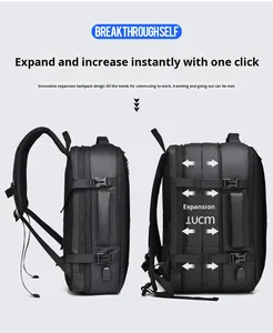 <span class=keywords><strong>Sac</strong></span> à <span class=keywords><strong>dos</strong></span> professionnel pour <span class=keywords><strong>homme</strong></span>, personnalisable avec logo, haut de gamme, avec port USB, grande capacité, extensible, pour ordinateur portable - Product Image 5
