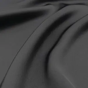 high grade shiny good drape sph stretch satin fabric black fabric for abaya