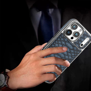เคสโทรศัพท์หนัง PU ลายจระเข้สุดหรู สำหรับ iPhone 17 16 15 14 13 12 Pro Max 17 Air ขอบชุบเคลือบกันกระแทก - Product Image 6