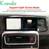 Autoradio multimédia Krando Android 13.0 pour Volvo S60 V60 2011-2020, unité principale avec Apple CarPlay sans fil, Android Auto, 4G, Bluetooth