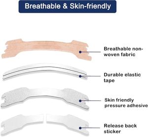 Bandes nasales respirantes pour le soulagement du ronflement Patch anti-ronflement pour une respiration facile OEM/ODM disponible - Product Image 2