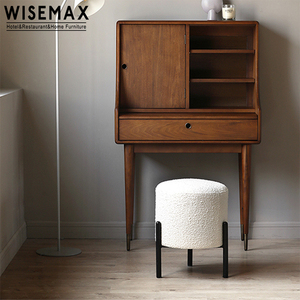 WISEMAX — petit meuble repose-pieds moderne, en laine d'<span class=keywords><strong>agneau</strong></span>, mobilier de salon, tabouret d'angle, bon marché, en métal, offre spéciale - Product Image 6