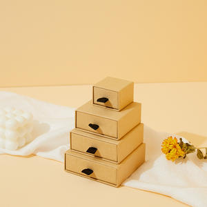 Caja Rectangular de Lujo con Forro de Esponja para Exhibición de Joyas, Caja de Regalo en Relieve, Joyero Estilo Cajón, ODM/OEM - Product Image 5