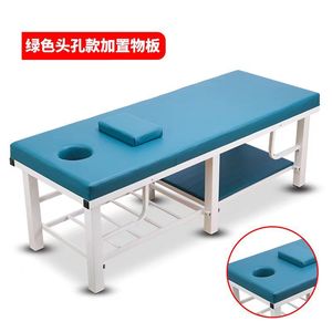Cama de Masaje Heze ZL Modelo con Orificio para la Cabeza, Color Azul, Uso Profesional para Terapia - Product Image 3