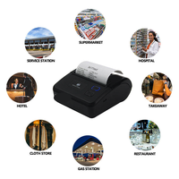 Printer Resi Mini Android Portabel 58mm dengan Resolusi 203dpi, Baterai 7.4v 1400mAh untuk Penggunaan Supermarket (Stok Tersedia)