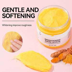 Acid Turmeric Bikini <b>Body</b> Scrub Remove Dark Spots Bikini Area Private <b>Parts</b> Brightening Whitening Scrub Exfoliator - Product Image 5