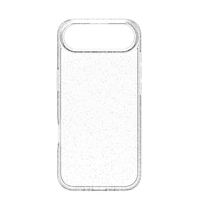 Coque arrière transparente en TPU souple avec strass scintillants pour iPhone 17 Air – Étui de protection pour fille avec diamants