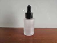 Bouteille en verre d'huile essentielle de gel de 15ml 30ml avec compte-gouttes
