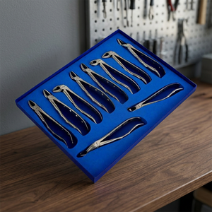 Ensemble de forceps d'extraction dentaire BK Industries, 10 pièces, acier inoxydable, poignée anatomique ergonomique, instruments chirurgicaux manuels, CE - Product Image 4