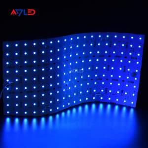 แผงไฟ LED RGB SMD5050 24V 162 ดวง แผ่นไฟ LED ปรับความสว่างได้ แผ่นไฟ LED แบบยืดหยุ่นทองแดง แผ่นไฟแบ็คไลท์ LED 3*10W สำหรับหินอ่อน - Product Image 4