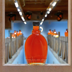 Fourniture d'usine : Pots en verre transparents plats 250 ml, 100 pièces, pour confiture de myrtilles, miel, sirop d'érable, sucre, emballage vide en forme de cylindre avec <span class=keywords><strong>bouchon</strong></span> à vis - Product Image 5