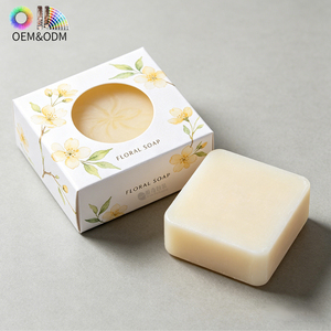 Boîte à savon en carton blanc de haute qualité, OEM personnalisée, écologique, en matériaux recyclés, avec estampage à chaud doré - Product Image 5
