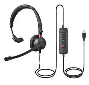 Auriculares Intrauditivos con Cable USB Transfronterizos con Micrófono para <span class=keywords><strong>Call</strong></span> <span class=keywords><strong>Center</strong></span>, Servicio al Cliente, Aprendizaje y <span class=keywords><strong>Telemarketing</strong></span> - Product Image 1