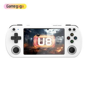 เครื่องเล่นเกมพกพา U8 หน้าจอ 4 นิ้ว คอนโซลเกมย้อนยุคสำหรับครอบครัว ระบบโอเพ่นซอร์ส หน่วยความจำ 64GB มีเกมมากกว่า 15000 เกม สำหรับ PSP - Product Image 3