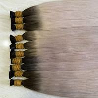 Pephair Extensions de cheveux chinois blonds les plus vendues, lisses et soyeux, cuticules alignées, pré-collées, vierges Remy, fabriquées à la machine