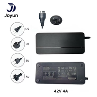 Chargeur de batterie pour vélo électrique 42V 4A pour batterie lithium Bosch 3 broches, charge rapide, prise EU, protection contre l'inversion de polarité CE