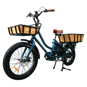 Vélo électrique familial avec moteur de moyeu arrière sans balais 250W, capteur de couple, batterie au lithium double, capacité de charge 200kg, pour le transport de nourriture - Product Image 6