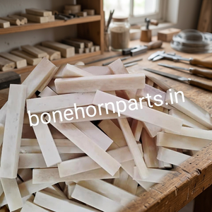 Pièces et accessoires de guitare de haute qualité en os non blanchi, finition polie, pour instruments à cordes M.S. EXPORT MS002 - Product Image 3