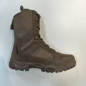 TSB4 Nouvelle Version Bottes Tactiques de Montagne pour Hommes, Bottes de Désert Multi-Terrains, en Cuir de Vachette et Daim, Marron Coyote - Product Image 5