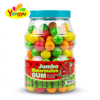 Vente en gros de chewing-gums géants en forme de pastèque, saveurs de fruits assorties, pour les cadeaux de fête