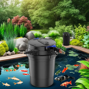 11W-55W High w 14000L/h Nouvelle Technologie Fish Canister <span class=keywords><strong>UV</strong></span> Grand Volume de Filtration Automatique Bio Press <span class=keywords><strong>Filtre</strong></span> d'étang - Product Image 5