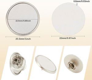 Custom Metal Sublimation <b>Pin</b> <b>Badge</b> for Clothing Decoration Business Gift Tag with Silver-Plated Finish Advertising Promotion - Product Image 4