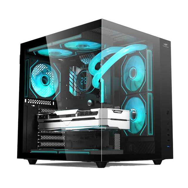 2025 New Atx White Gaming Pc Cpu case Wholesales Custom case Pc Da Gaming Case With Tempered Glass