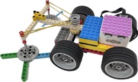 Juego de robot de codificación interactiva ICQbot, juguete de ladrillo DIY para enseñar conceptos de construcción embalados en caja