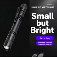 Panas baru saku LED medis aluminium klip obor kuat magnetik Mini taktis pena lampu dokter senter tahan lama ROHS