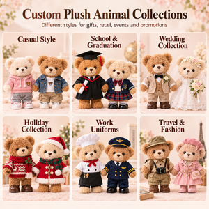 KLTZ Orsetto di peluche piccolo, <span class=keywords><strong>mini</strong></span>, morbido, personalizzabile, prototipo, all'ingrosso - Product Image 6