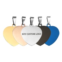 Pas cher Personnalisé UV Imprimé Logo Sublimation Rond Vierge Chien Localisation Tag Collier Pendentif En Acier Inoxydable Chien Nom Tag pour Animaux