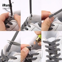 IRun lacets élastiques pour personnes âgées, lacets de verrouillage pour adultes, lacets élastiques faciles à installer pour enfants, lacets sans lacets réglables