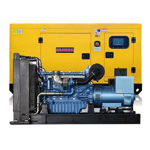 Ventes directes d'usine weichai 8M33 500kw 700kw 1000kw 500kva 800kVA 1000kva générateurs diesel silencieux groupe électrogène à cadre ouvert